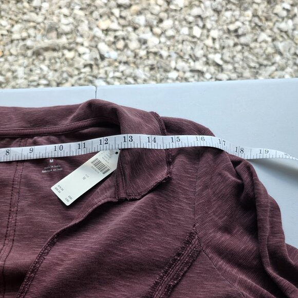 Pilcro Anthropologie Collared V-neck Stitch Detail Top - Picture 5 of 8